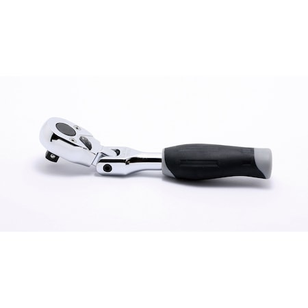 Ko-Ken Ratchet Handle 20 teeth Short 116mm Flexible Head Plastic Handle 1/4 Sq. Drive 2774JS